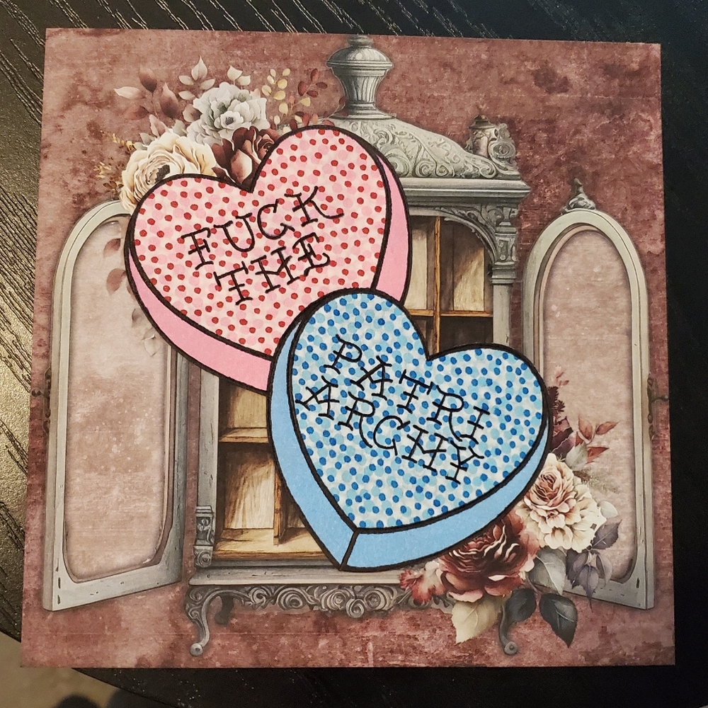 Handmade Taylor Swift Lyrics Candy Hearts Drawing